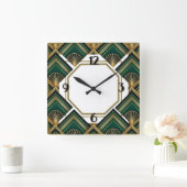 Horloge Carrée Art Deco (Maison)