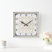 Horloge Carrée Art déco (Maison)