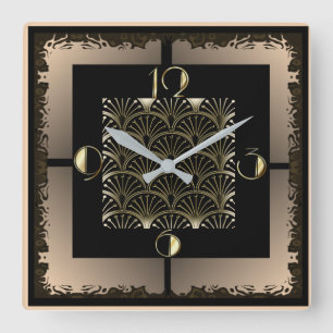 Horloge Carrée Art déco