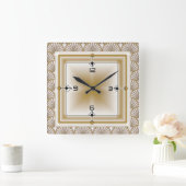 Horloge Carrée Art déco (Maison)