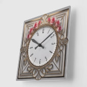 Horloge Carrée Art déco (Angle)