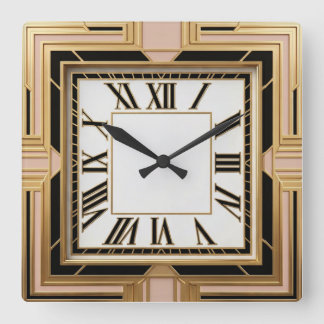 Horloge Carrée Art Déco