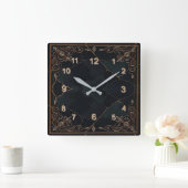 Horloge Carrée Art Déco (Maison)