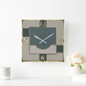 Horloge Carrée Art déco (Maison)