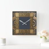 Horloge Carrée Art Déco (Maison)
