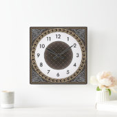 Horloge Carrée Art Deco (Maison)