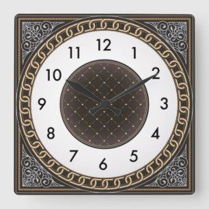 Horloge Carrée Art Déco