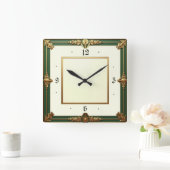 Horloge Carrée Art déco (Maison)