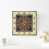 Horloge Carrée Art Déco (Maison)