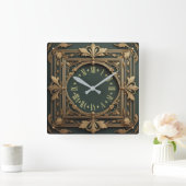 Horloge Carrée Art déco (Maison)