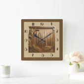Horloge Carrée Art déco (Maison)