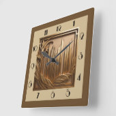 Horloge Carrée Art déco (Angle)