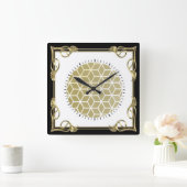 Horloge Carrée Art déco (Maison)
