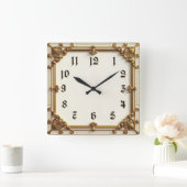 Horloge Carrée Art Déco (Maison)