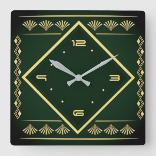 Horloge Carrée Art déco