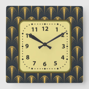 Horloge Carrée Art déco