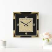 Horloge Carrée Art déco (Maison)