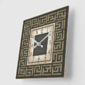 Horloge Carrée Art déco (Angle)