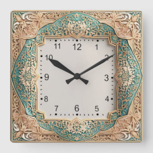 Horloge Carrée Art Déco