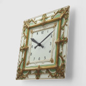 Horloge Carrée Art déco (Angle)