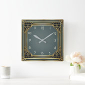 Horloge Carrée Art déco (Maison)