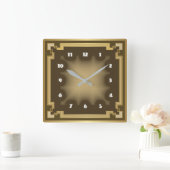 Horloge Carrée Art déco (Maison)