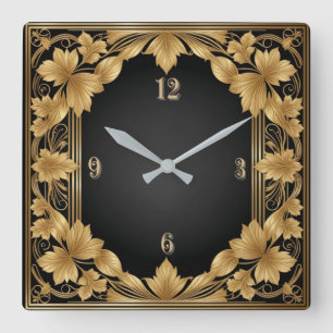 Horloge Carrée Art déco