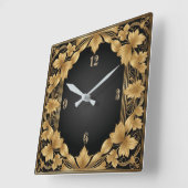 Horloge Carrée Art déco (Angle)