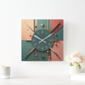 Horloge Carrée Art déco (Maison)