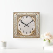 Horloge Carrée Art Deco (Maison)