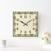 Horloge Carrée Art  Deco (Maison)