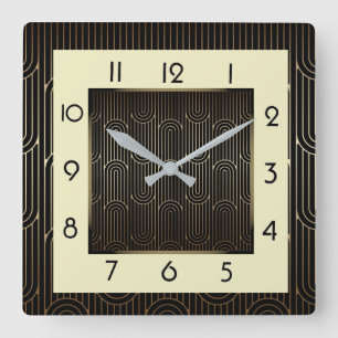 Horloge Carrée Art déco