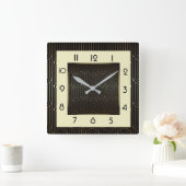 Horloge Carrée Art déco (Maison)