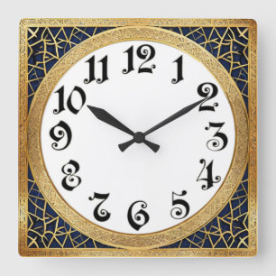Horloge Carrée Art Déco
