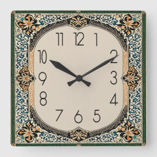 Horloge Carrée Art Déco