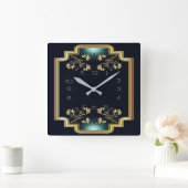 Horloge Carrée Art déco (Maison)