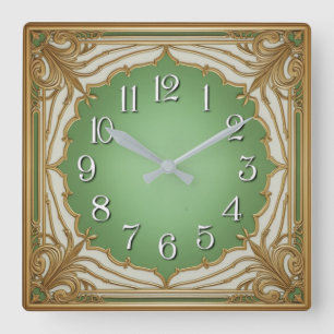Horloge Carrée Art Déco