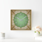 Horloge Carrée Art Déco (Maison)