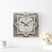 Horloge Carrée Art déco (Maison)