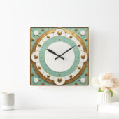 Horloge Carrée Art Déco (Maison)