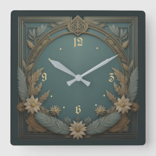Horloge Carrée Art déco
