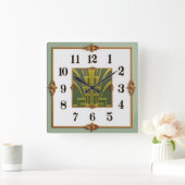 Horloge Carrée Art Déco (Maison)