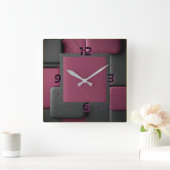 Horloge Carrée Art Déco (Maison)