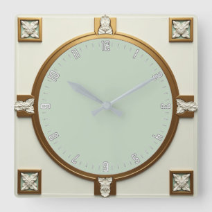 Horloge Carrée Art Déco