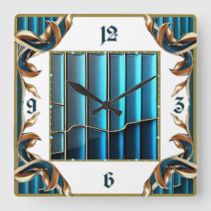 Horloge Carrée Art Déco