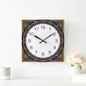 Horloge Carrée Art Déco (Maison)