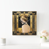 Horloge Carrée Art déco (Maison)