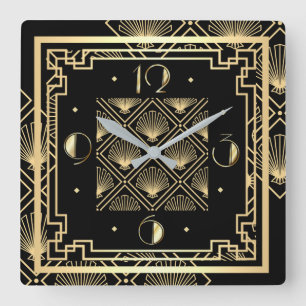 Horloge Carrée Art Déco