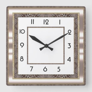 Horloge Carrée Art Déco