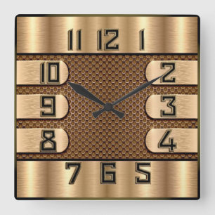 Horloge Carrée Art Déco